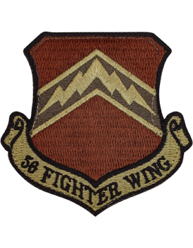 56th Fighter Wing OCP Patch with Fastener