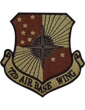72nd Air Base Wing OCP Patch with Fastener