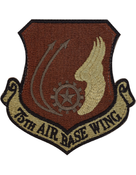 75th Air Base Wing OCP Patch with Fastener