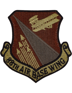 88th Air Base Wing OCP Patch with Fastener