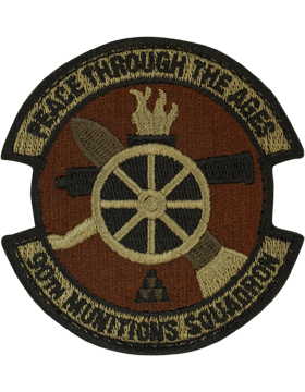 90th Munitions Squadron OCP Patch with Fastener