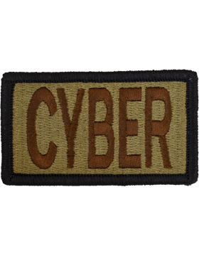 Cyberspace Warfare Duty Identifier Tab OCP with Fastener