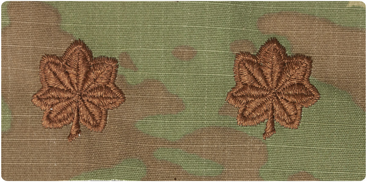 Air Force Scorpion Sew-on Rank Major