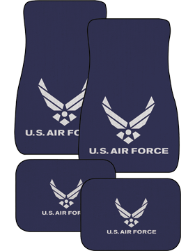US Air Force, Auto Mats, Set of 4 Front and Back
