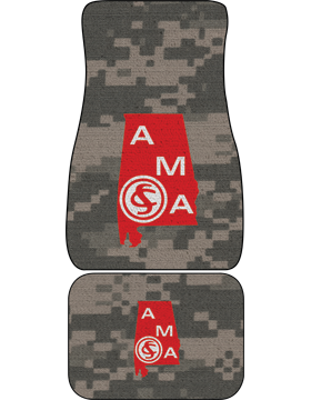 Auto Mats, Alabama Military Academy, Set of 2, Specify Color