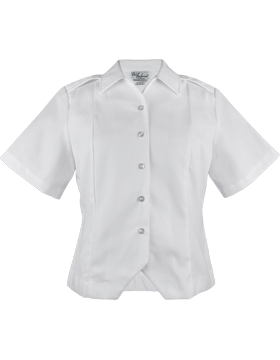 Army White Short Sleeve Female Duty Tuck-In Blouse