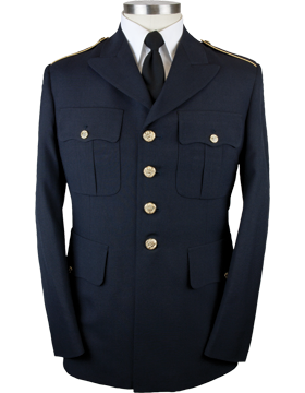 Army Dress Blue Male Enlisted Tropical Coat