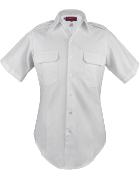 Male Army White Short Sleeve Duty Shirt