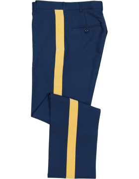 Army Dress Blue NCO/Officer Male Polyester Trousers