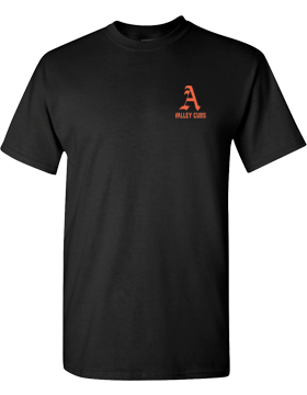 Alexandria Valley Cubs Mascot Black T-Shirt G500
