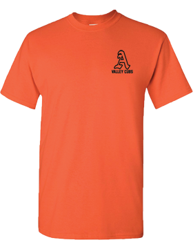Alexandria Valley Cubs Mascot Orange T-Shirt G500