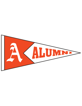 Alexandria with Alumni Pennant Sticker