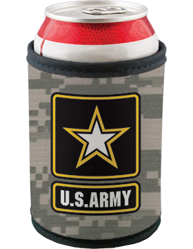 Bottle Hugger Wrap, U.S. Army with Star, Camo