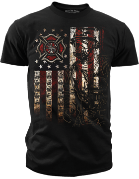 Firefighter Honor Respect Courage T-Shirt