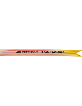 USAF WWII Asiatic Pacific Theater Battle Streamer Air Offensive, Japan 1942-1945