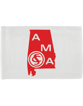 CF-AMA-001 Alabama Military Academy, Car Flag, Specify Color