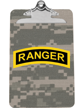 Clipboard Ranger Tab on Camo with Standard Clip