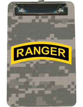 Clipboard Ranger Tab on Camo with Flat Clip